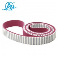 L add red rubber pu seamless timing belt for joint machine