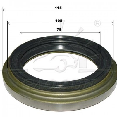 TAY100x145X15/26 wheel hub rear inner rubber oil seal 9-09924415-0